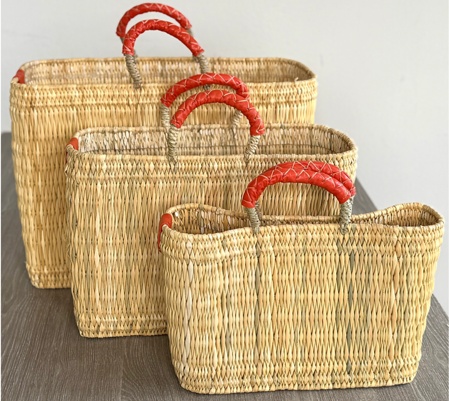 Set de 3 paniers - Finition